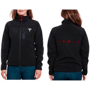 Tesla Exclusive Owner Black Softshell Jacket Size XS